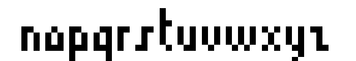 TallPixelFont Regular Font LOWERCASE