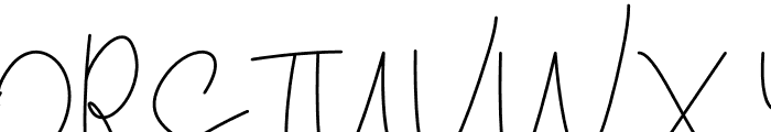 Tallitha Free Font UPPERCASE