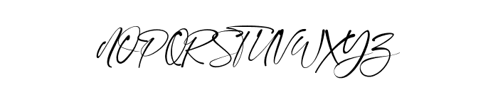 Taman Signature Font UPPERCASE