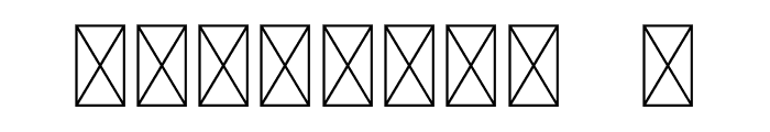 Tampico Symbols Font OTHER CHARS