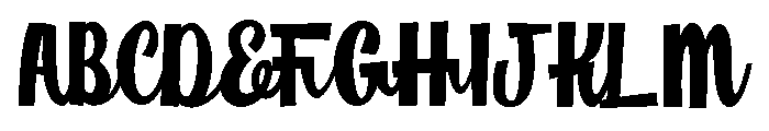 Tanaka Font UPPERCASE