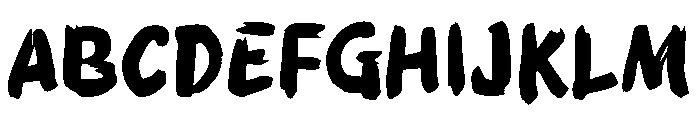 Tandang Font UPPERCASE