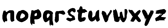 Tandang Font LOWERCASE