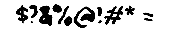 Tanduren Font OTHER CHARS