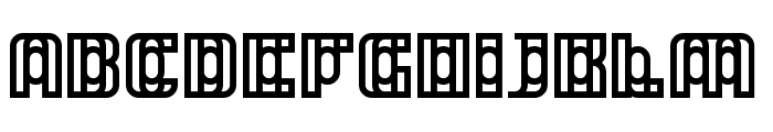 Tangereen 3 Regular Font UPPERCASE