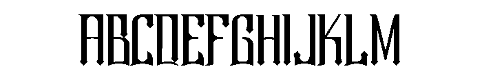 Tanggul Market Regular Font UPPERCASE