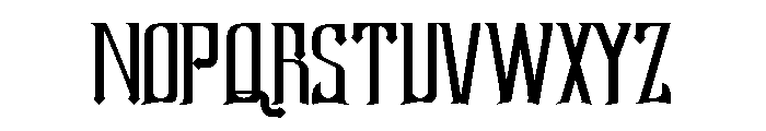 Tanggul Market Regular Font UPPERCASE