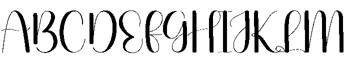 Tangible Font UPPERCASE