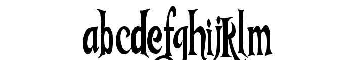 Tangled Font LOWERCASE