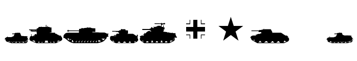 Tanks-WW2 Font OTHER CHARS