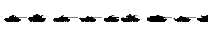 Tanks Font OTHER CHARS
