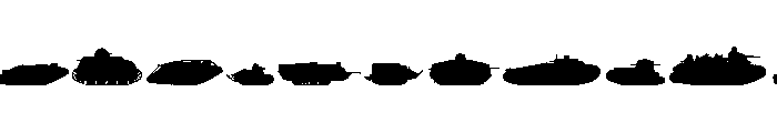 Tanks Font UPPERCASE