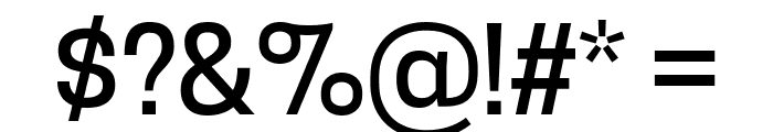Tanohe Sans Medium Font OTHER CHARS