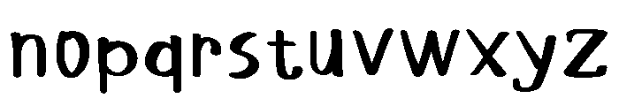 Tao Baso Regular Font LOWERCASE