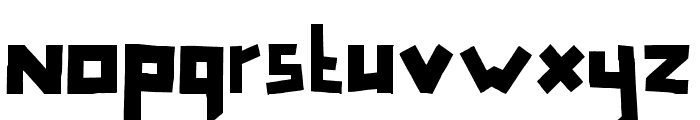 TapeFont Font LOWERCASE