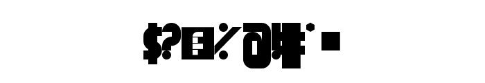 Tapedeck Bold Regular Font OTHER CHARS