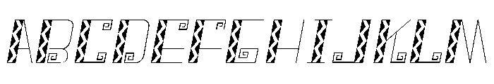 Tapis Font UPPERCASE
