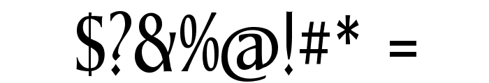 TaraType Font OTHER CHARS