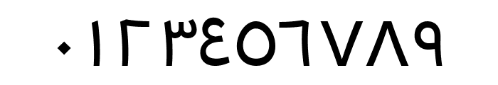 Tarif Arabic Regular Font OTHER CHARS