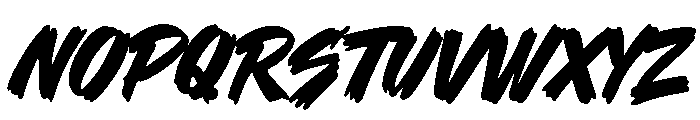Tarmiles Action PERSONAL USE Regular Font UPPERCASE