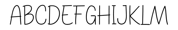 Tarusa Light Font UPPERCASE