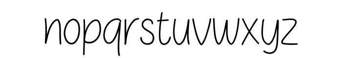 Tarusa Light Font LOWERCASE