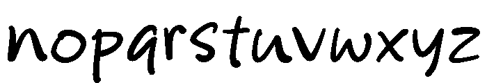 Taste Bread HD Font LOWERCASE
