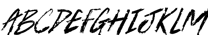 Taste Nasty Font UPPERCASE