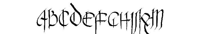 Tate Divine Font UPPERCASE
