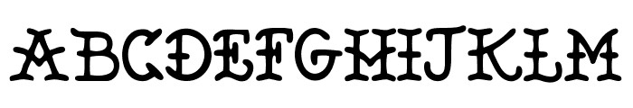 Tattoo Museum Font UPPERCASE