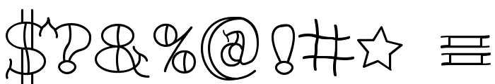 TattooLetteringOpen Font OTHER CHARS
