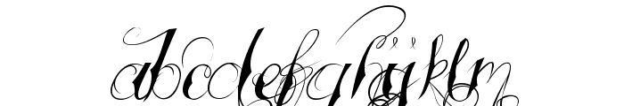 Tattooed Wedding Font LOWERCASE