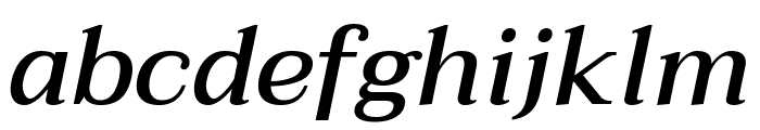 Taviraj Medium Italic Font LOWERCASE
