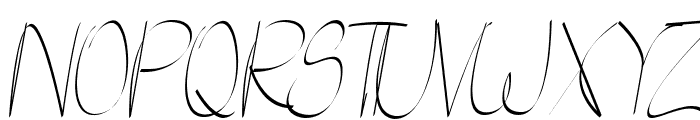 Taylilla Font UPPERCASE