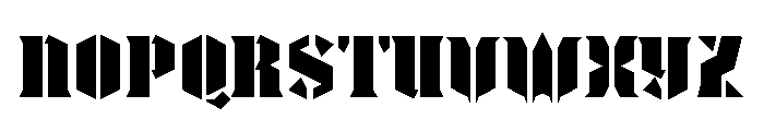 tattedteezcanada Regular Font UPPERCASE
