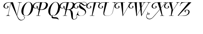 Take Five Italic Swashes Font UPPERCASE