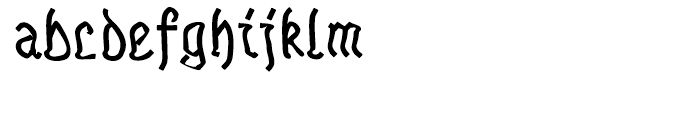 Talloween Regular Font LOWERCASE