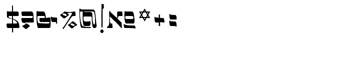 Talmud Regular Font OTHER CHARS