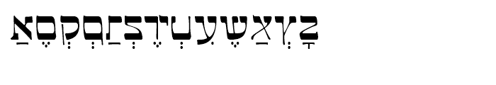Talmud Regular Font UPPERCASE