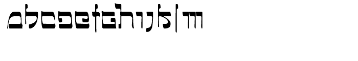 Talmud Regular Font LOWERCASE