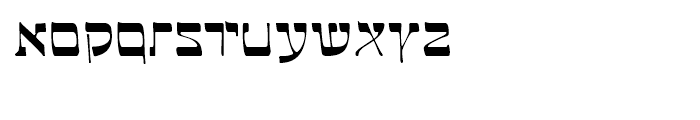 Talmud Regular Font LOWERCASE