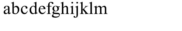 Tama Serif Light Font LOWERCASE
