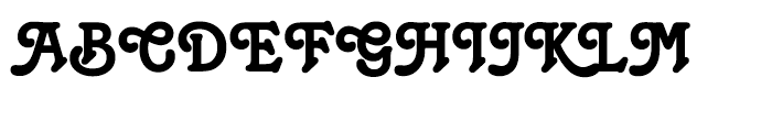 Tango Regular Font UPPERCASE