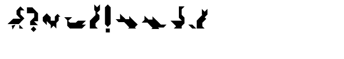 Tangram Plain Font OTHER CHARS