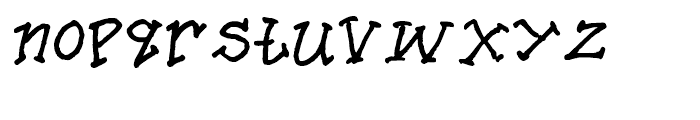 Tattersall Regular Font LOWERCASE