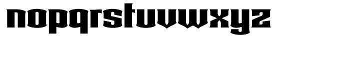 Taurunum Black Font LOWERCASE