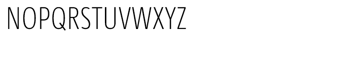 Taz Condensed ExtraLight Font UPPERCASE