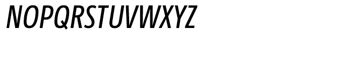Taz Condensed Italic Font UPPERCASE