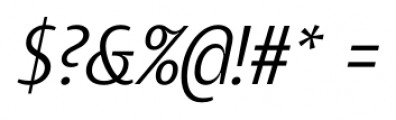 Tang LightItalic Font OTHER CHARS