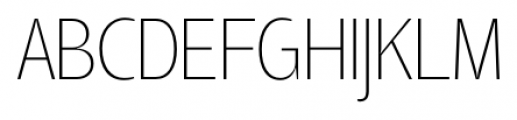 Tang UltraLight Font UPPERCASE